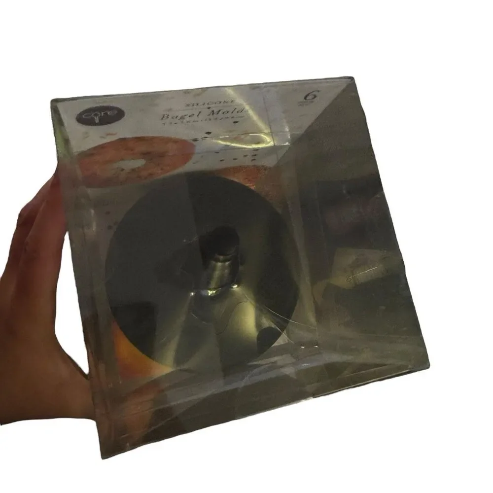 Core Silicone‎ Bagel Set Of 6 Molds. Black